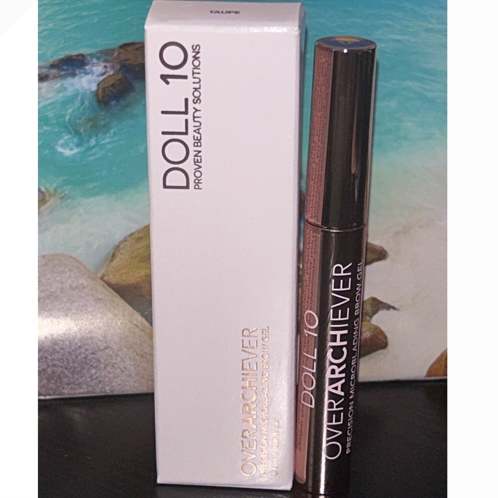 Doll 10 OverArchiever Precision Microblading Brow Gel Taupe Waterproof NIB